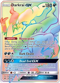 Darkrai GX (Secret) 158/147