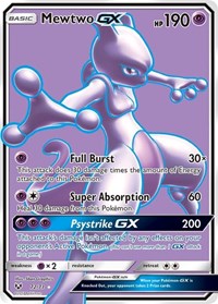 Mewtwo GX (Full Art) 72/73