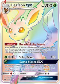 Leafeon GX (Secret Rare) 157/156