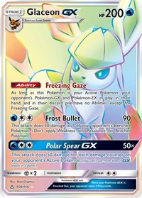 Glaceon GX (Secret Rare) 159/156