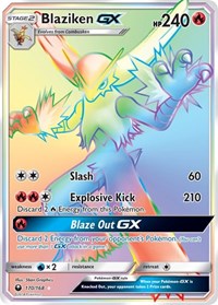 Blaziken GX (Secret) 170/168