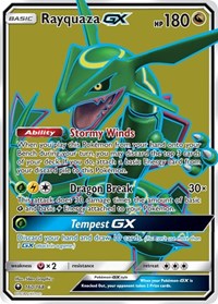 Rayquaza GX (Full Art) 160/168
