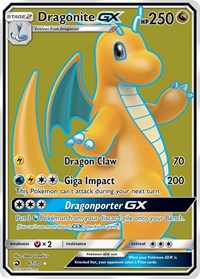 Dragonite GX (Full Art) 67/70