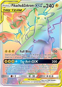 Pikachu & Zekrom GX (Secret) 184/181