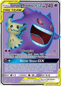 Gengar & Mimikyu GX (Full Art) 164/181