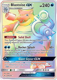 Blastoise GX (Secret) 218/214