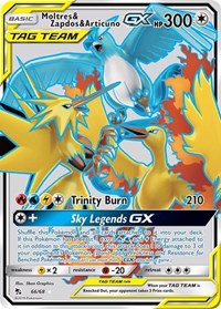 Moltres & Zapdos & Articuno GX (Full Art) 66/68