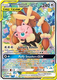 Mega Lopunny & Jigglypuff GX (Alternate Full Art) 226/236