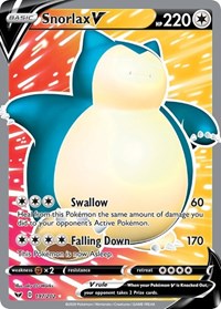 Snorlax V (Full Art) 197/202