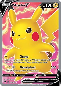 Pikachu V (Full Art) 170/185