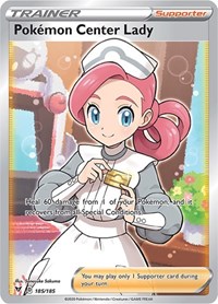 Pokemon Center Lady (Full Art) 185/185