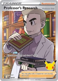 Professor's Research [Professor Oak] (Full Art) 024/025