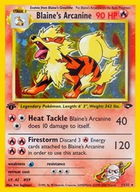 Blaine's Arcanine 001/132
