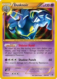 Dusknoir (104 Secret Rare) 104/101