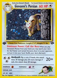 Giovanni's Persian 008/132