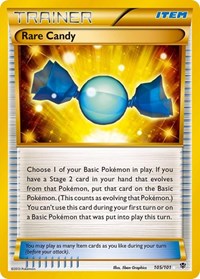 Rare Candy (105 Secret Rare) 105/101