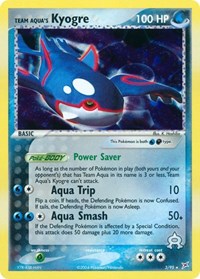Team Aqua's Kyogre 3/95