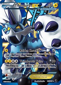 Thundurus EX (Team Plasma) (110 Full Art) 110/116