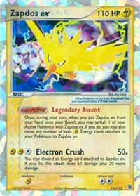 Zapdos ex 116/112