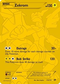 Zekrom (115 Full Art Secret Rare) 115/113